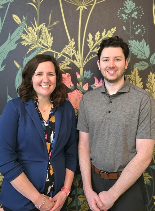 Nichole Findell and Nick McColgan Pose Together Clinic Doctors